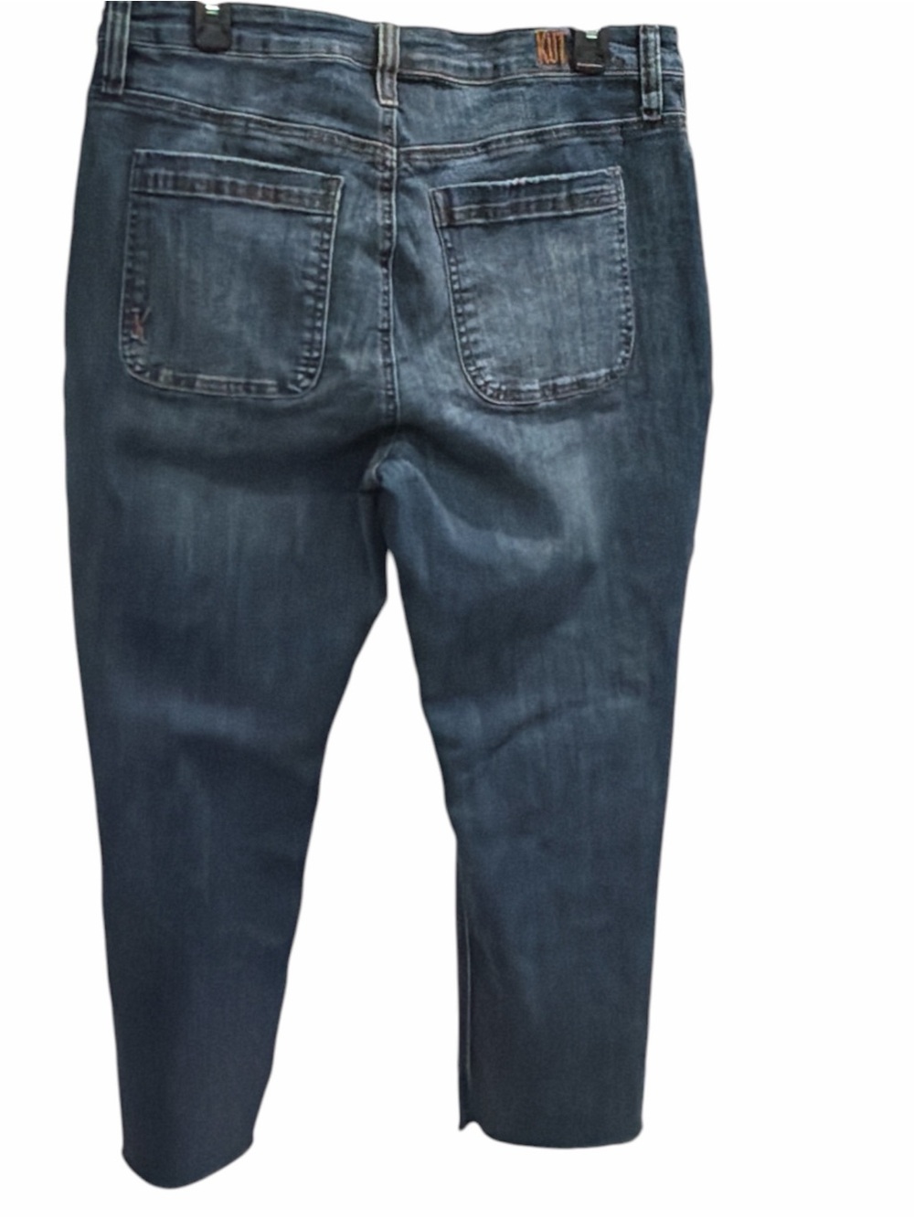 Kut From The Kloth Rena High Rise Straight Leg Utility Jeans Size 16 - Picture 4 of 7